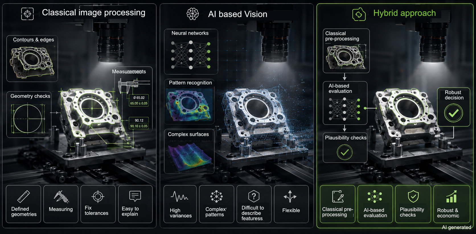 Different approaches to machine vision