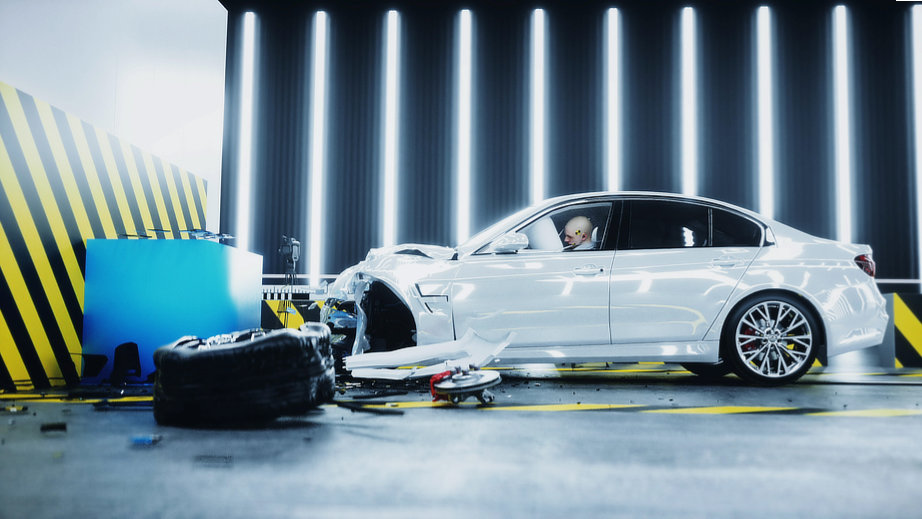 process monitoring automotive, example crashtest