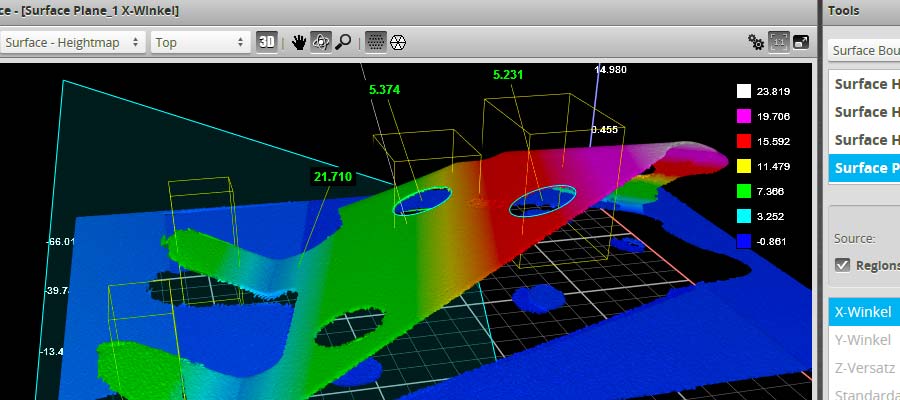 volume measurement with 3D vision