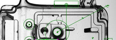 application example measuring metal objects