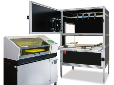 System zu Münzbedruckung offen mit Drucker