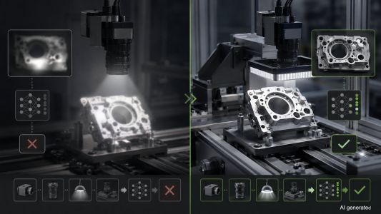 Comparison of a good and a bad image