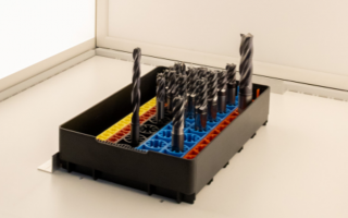 vrious drills in a box that need to be inspected