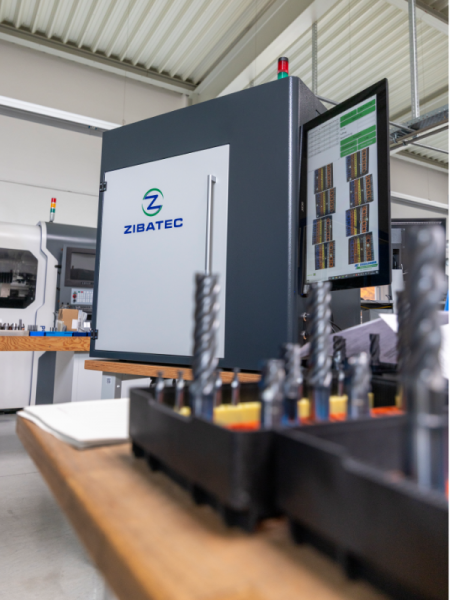 Zibatec Toolfinder for inspection and measurement of various tools