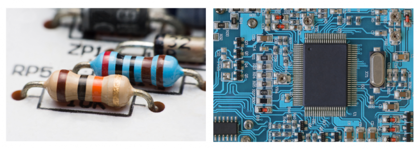Inspection of electronic components and PCBs