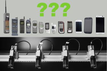 Illustration Handy oder Industriekamera